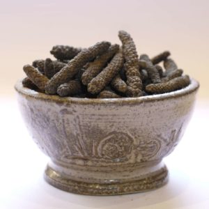 organic long pepper India piper longum