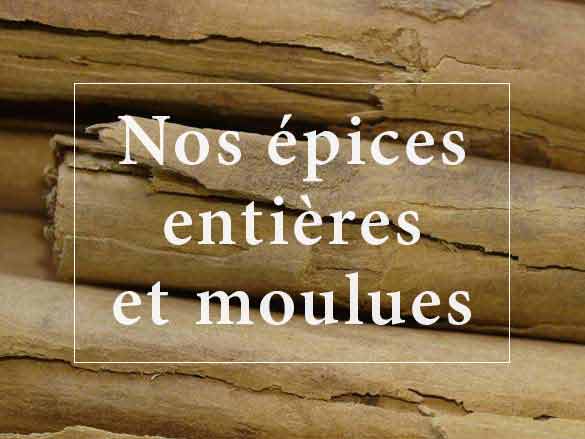 épices bio entières moulues ecocert mélanges assemblages