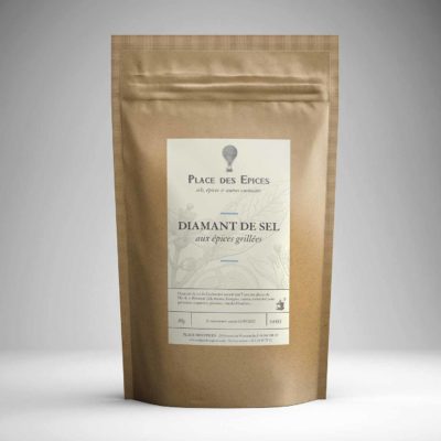 Salt diamond with Himalayan pink roasted spices