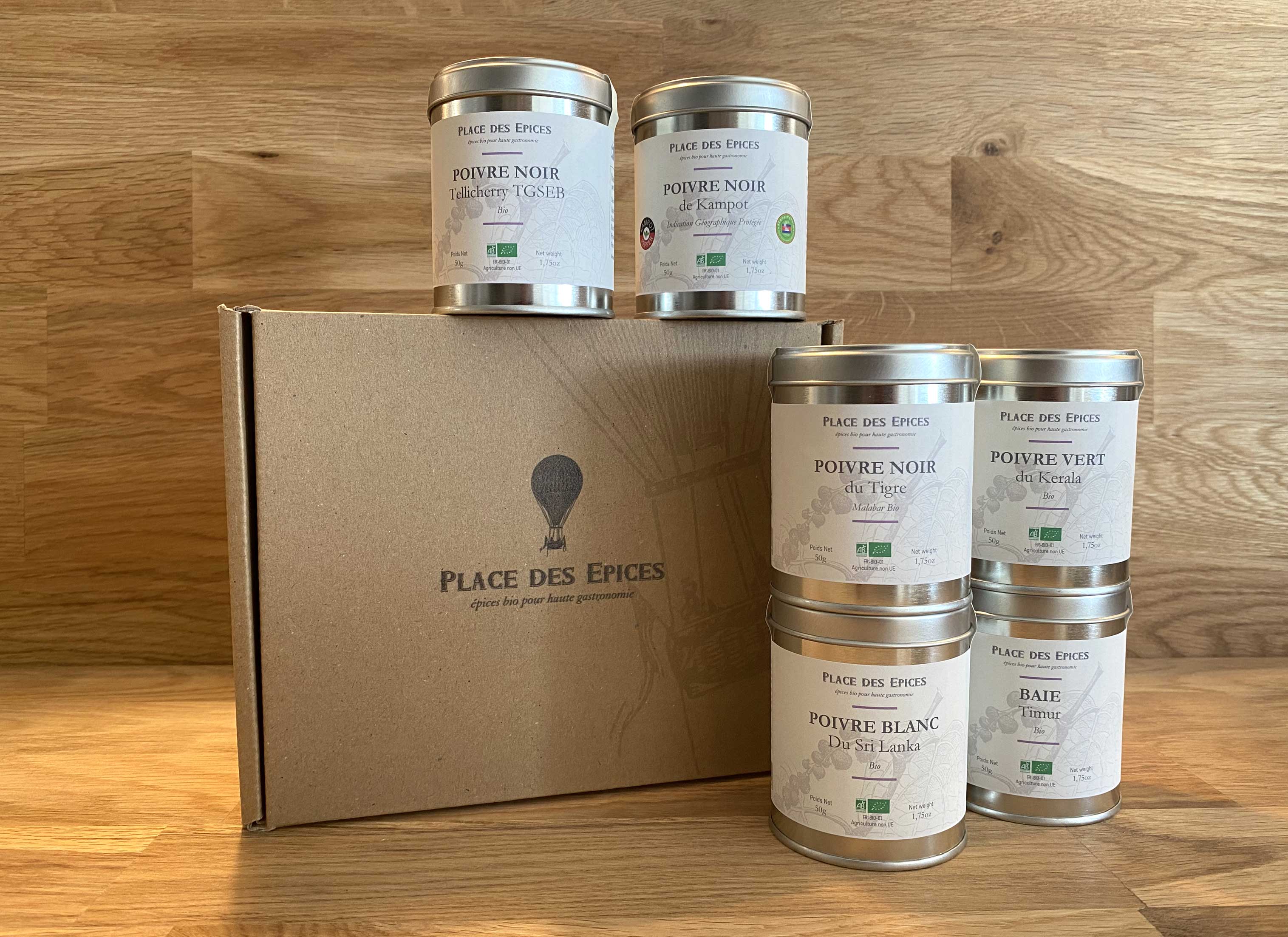 COFFRET POIVRES BEST SELLER - Dock des Epices