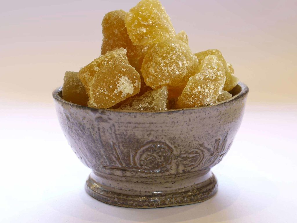 Gingembre confit bio en cubes Place des Epices