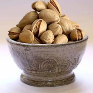 Organic pistachios in shell