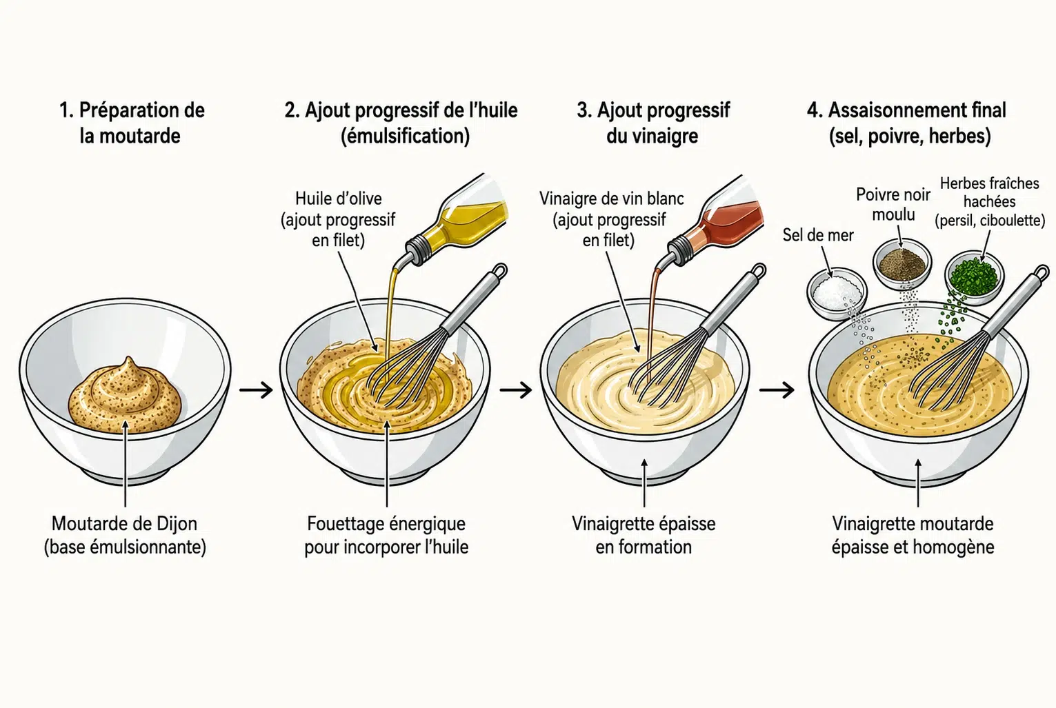 Recette-de-la vinaigrette-inratable ► Place des Epices Vinaigrette onctueuse inratable