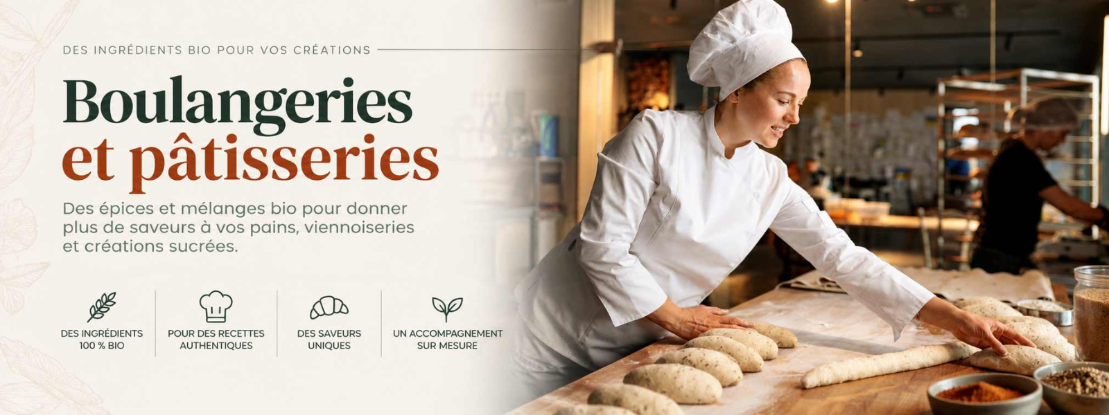 épices bio pour boulangeries et pâtisseries